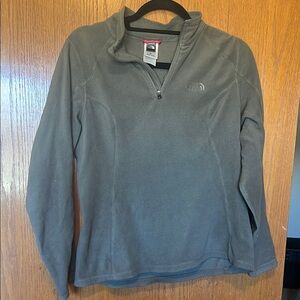 The North Face Charcoal Half-Zip Fleece